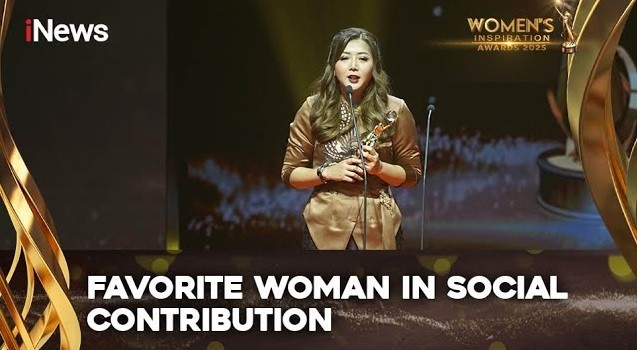 Pratiwi Novianthi Raih Favorite Women in Social Contribution dalam Women's Inspiration Awards 2025