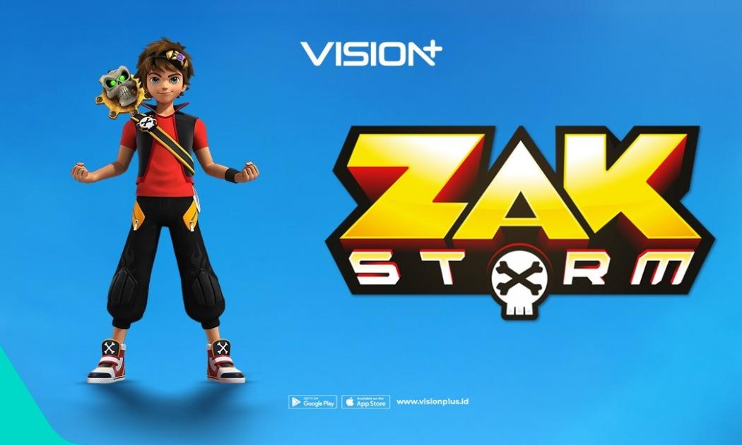 Nonton Petualangan Seru Zak Storm Bareng Keluarga di VISION+