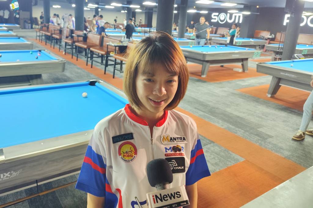 Silviana Lu Dapat Ilmu Berharga usai Tanding Lawan Legenda Biliar Efren Reyes