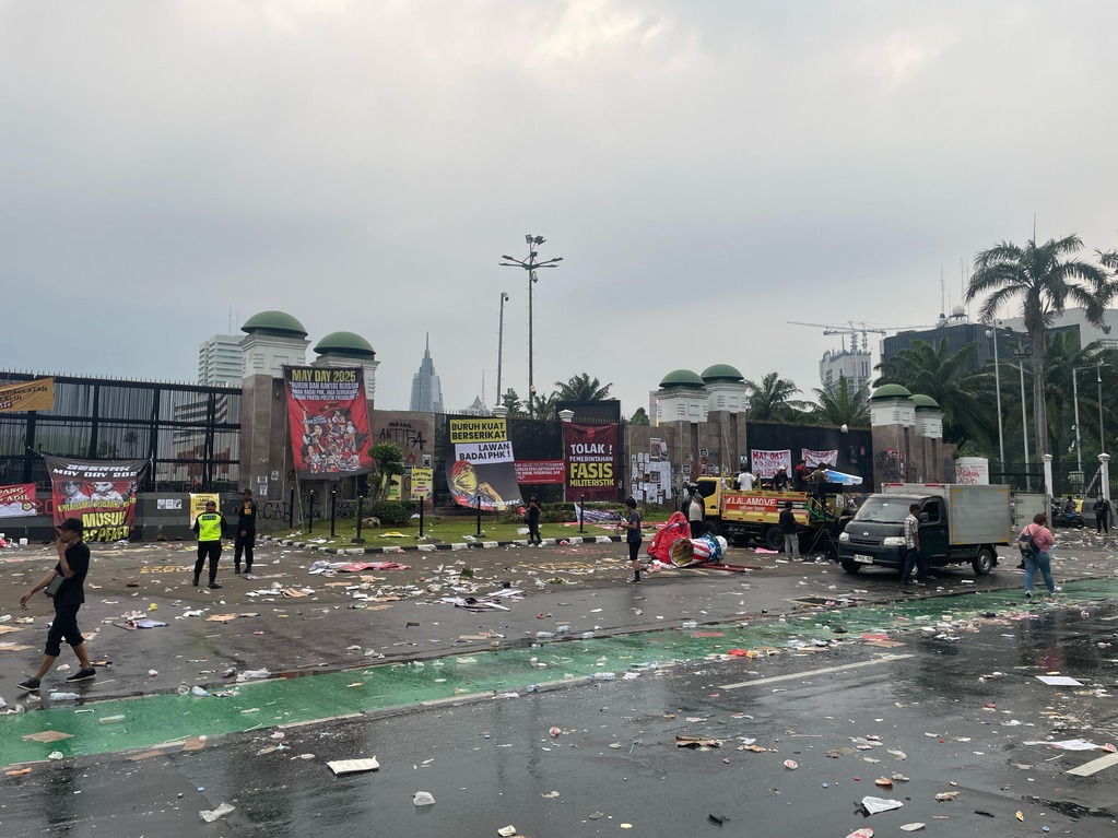 13 Pedemo yang Ditangkap Polisi Bawa Petasan hingga Lempar Batu ke Mobil di Jalan Tol