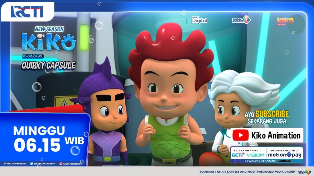KIKO Season 4 Episode Quirky Capsule, Minggu 4 Mei 2025, Pukul 06.15 WIB di RCTI