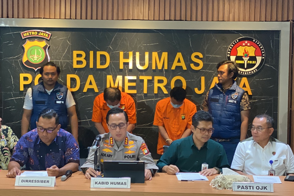 2 Pelaku Online Scam Kripto Jaringan Internasional Ditangkap, Kerugian Rp18 Miliar