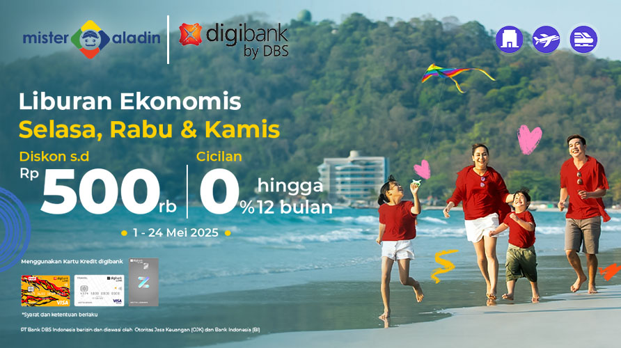 Rencana Liburan Jadi Makin Nyata: Diskon hingga Rp500.000 dan Cicilan 0%