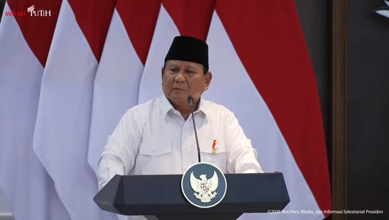 Produksi Beras Nasional Naik, Presiden Prabowo: Ini Prestasi Nyata Bangsa