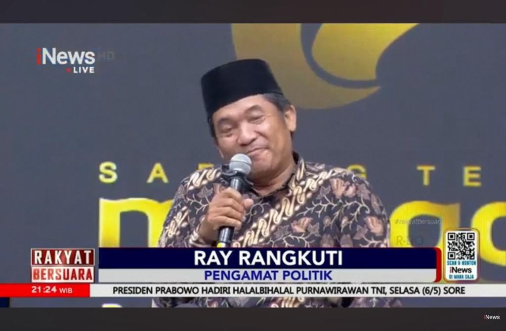 Pengamat Ray Rangkuti Buka Suara soal Isu Pemakzulan Gibran, Singgung Cara jadi Cawapres