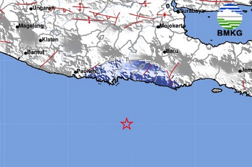 Update Gempa Hari Ini M 3,6 Guncang Blitar Jatim, Berpusat di Laut