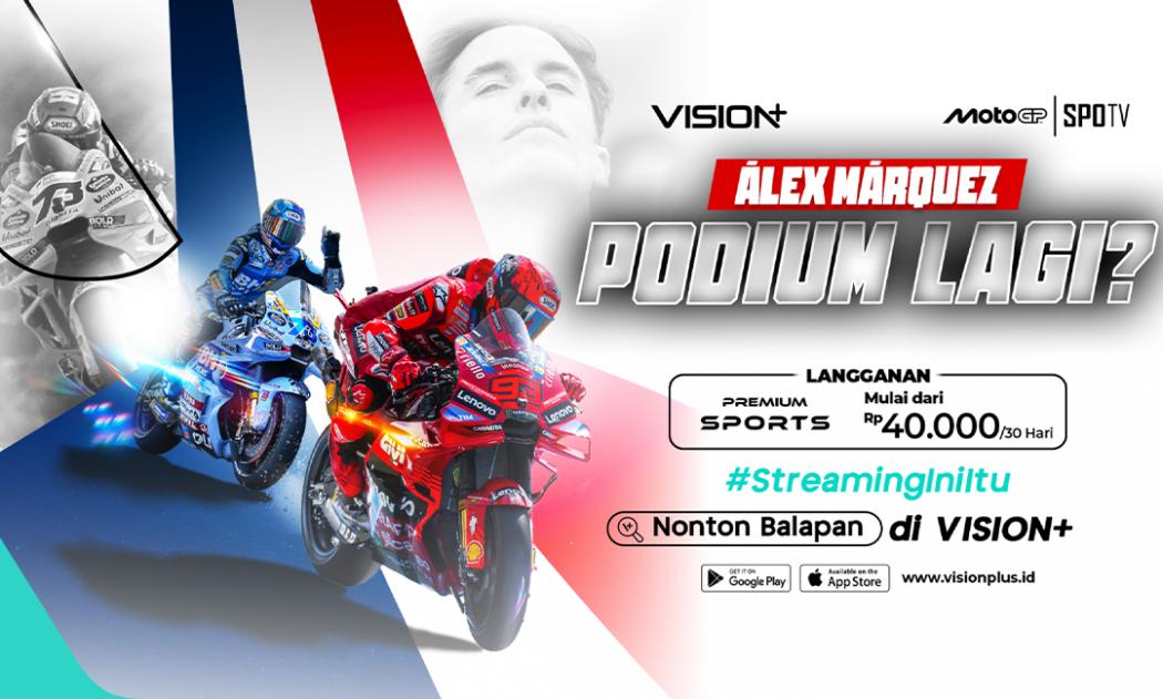 Jadwal MotoGP Prancis 2025: Aksi Sengit di Le Mans, Saksikan di Vision+!