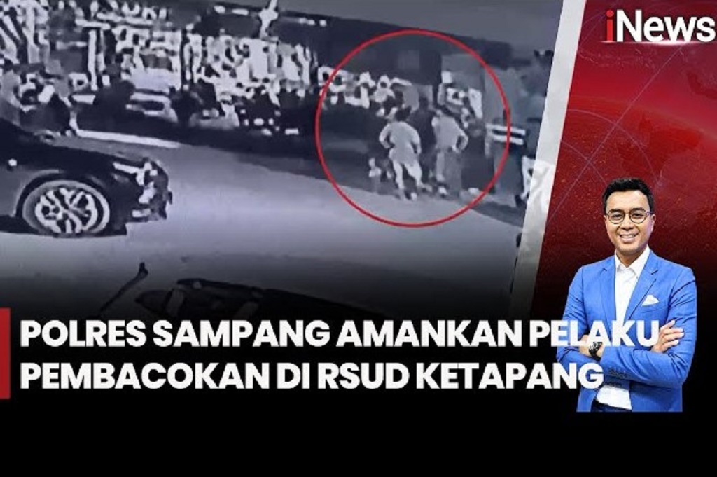 Terekam CCTV! Pria di Sampang Madura Tewas Dibacok Celurit di Depan RSUD Ketapang