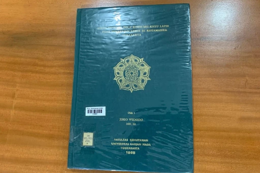 Judul Skripsi Jokowi saat Kuliah, Bukti Lulusan Fakultas Kehutanan UGM