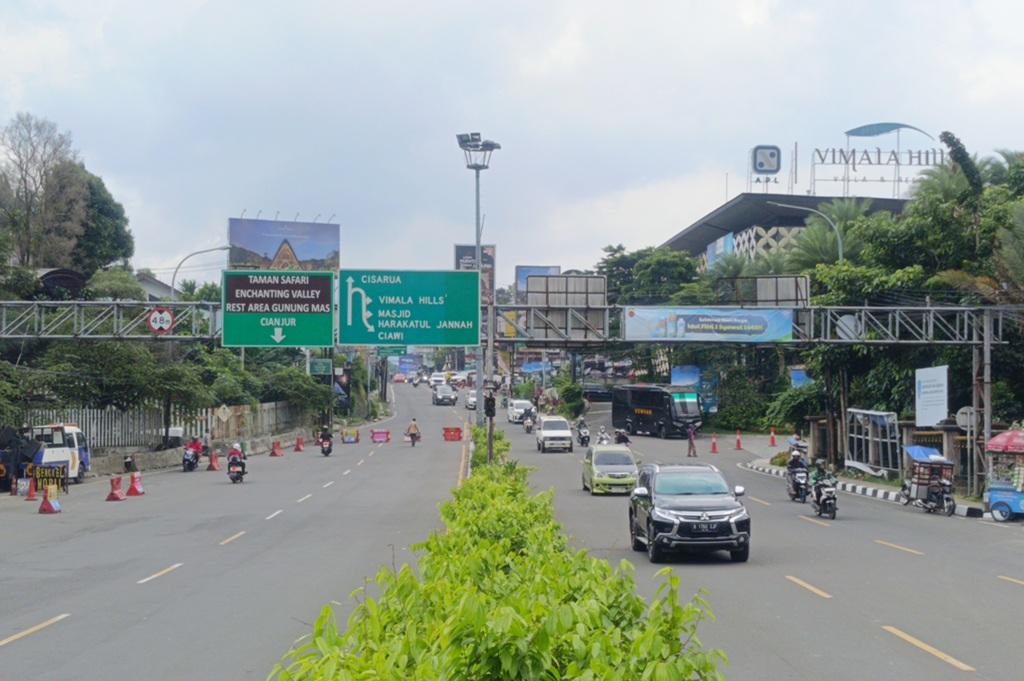 Kondisi Jalur Puncak di Libur Panjang Waisak, One Way Arah Jakarta Siang Ini