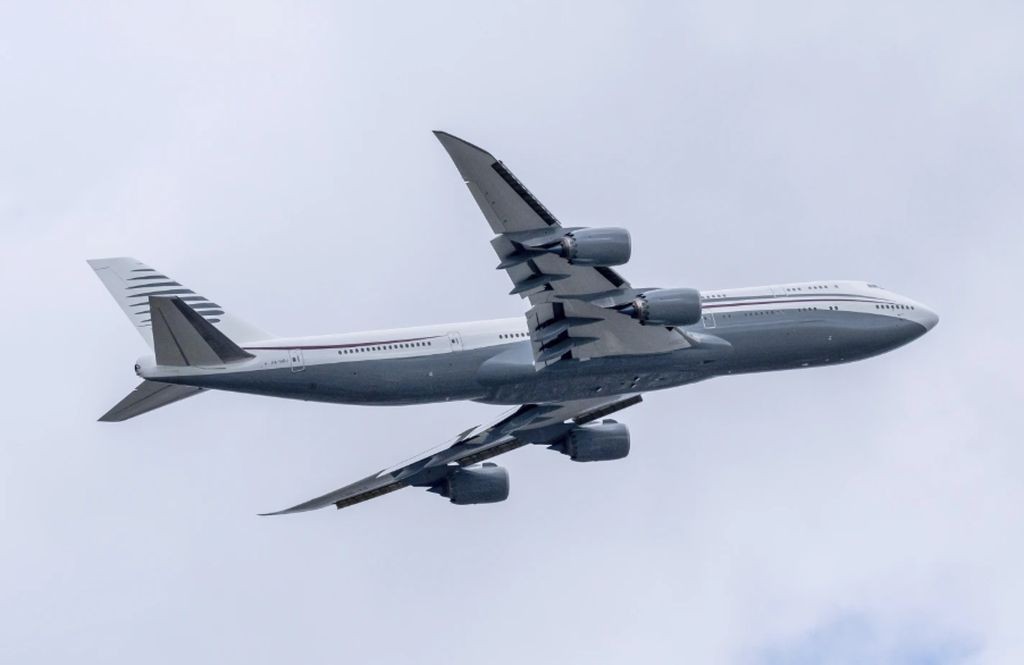 Trump Bakal Dapat Hadiah Pesawat Mewah Boeing 747-8 dari Qatar, Berapa Harganya?