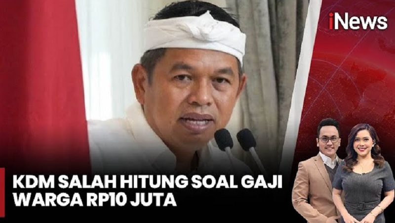 Mau Gaji Warga Jakarta Rp10 Juta per KK, Dedi Mulyadi Salah Hitung?