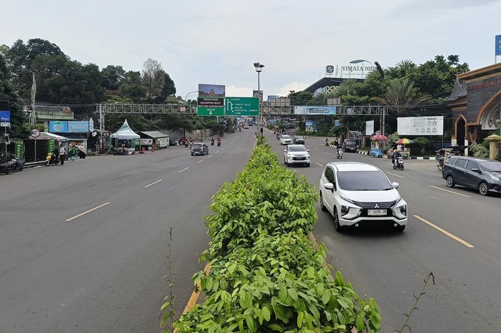 Jalur Puncak Bogor Kembali Normal 2 Arah Sore Ini, Volume Kendaraan Menurun