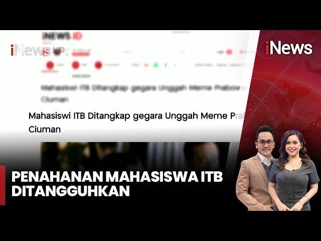 Polisi Tangguhkan Penahanan Mahasiswi ITB yang Unggah Meme Prabowo-Jokowi
