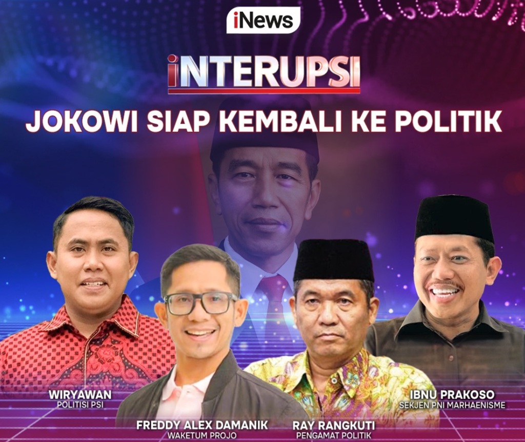Jangan Lewatkan Interupsi Malam Ini, Jokowi Siap Kembali ke Politik