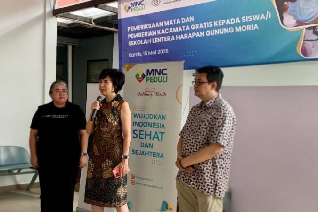 Inspiratif, MNC Peduli dan EssilorLuxottica Gelar Pemeriksaan Mata Gratis Kacamata untuk Anak-Anak