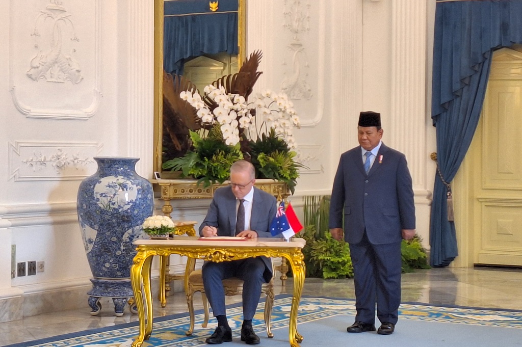 PM Australia Anthony Albanese Tiba di Istana, Disambut Hangat Presiden Prabowo