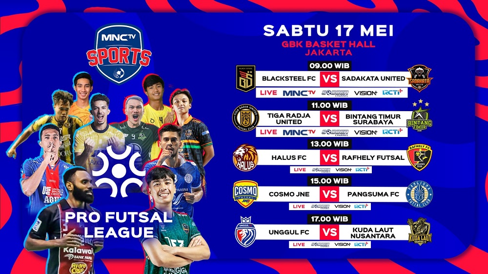 Jadwal Pro Futsal League Hari Ini Live MNCTV: Ada 2 Big Match!