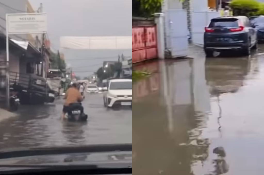 Banjir Rendam Sejumlah Titik di Bekasi usai Hujan Deras