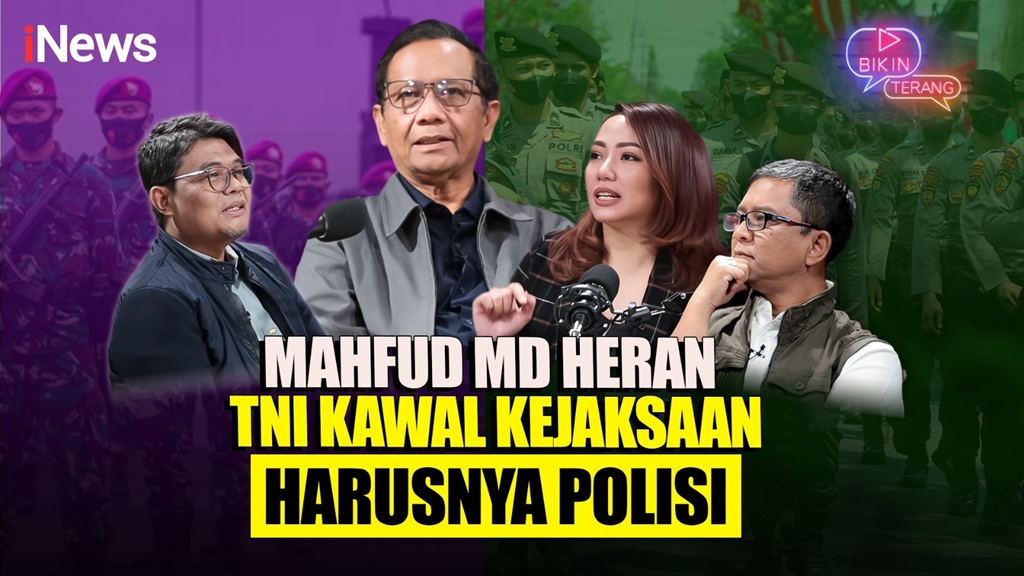 Kacau! Mahfud MD Bocorkan Hubungan Kepolisian dan Kejaksaan Sudah Lama Tak Harmonis