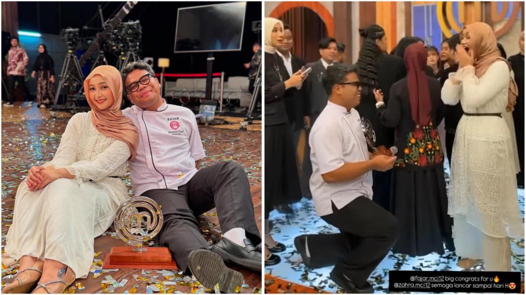 Fajar Menang MasterChef Indonesia Season 12, Langsung Lamar Zahra di Galeri