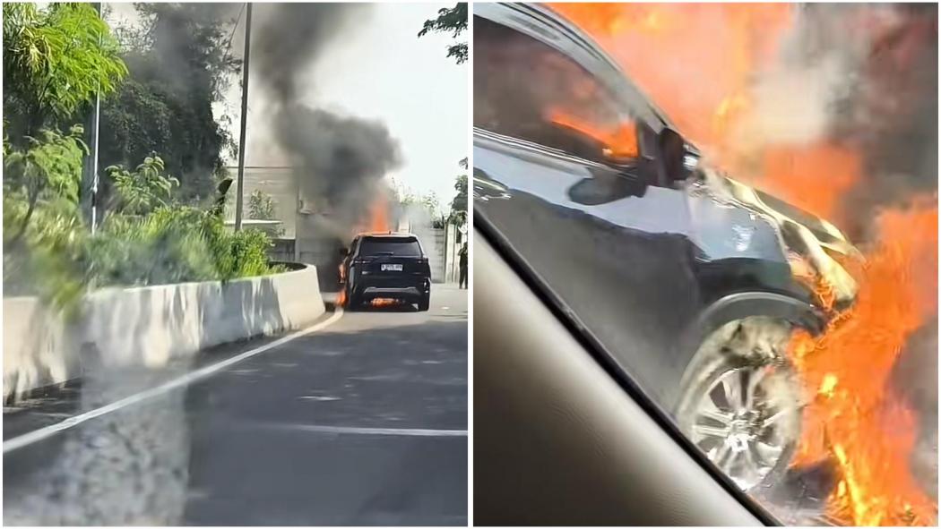 Viral Innova Zenix Terbakar di Tol PIK, Toyota Angkat Bicara!