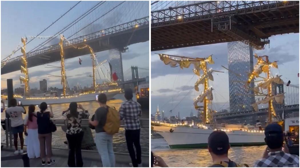Viral Kapal Layar Tabrak Jembatan Brooklyn, 2 Penumpang Kritis