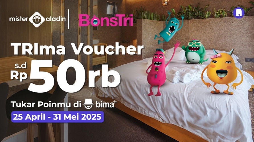 Wujudkan Liburan Lebih Terjangkau: Voucher Hotel s.d Rp50.000