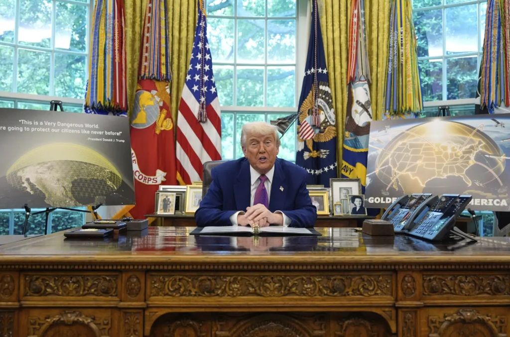 Trump Umumkan Sistem Pertahanan Luar Angkasa Golden Dome, Apa Kehebatannya?