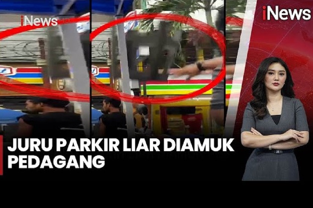 Viral Juru Parkir Liar Diamuk Pedagang di Asahan gegara Minta Uang secara Paksa