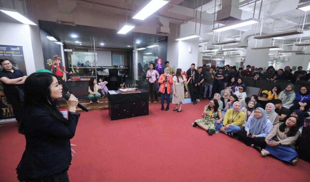 Liliana Tanoesoedibjo Beri Wejangan pada Karyawan di Momen HUT Ke-14 MNC Animation