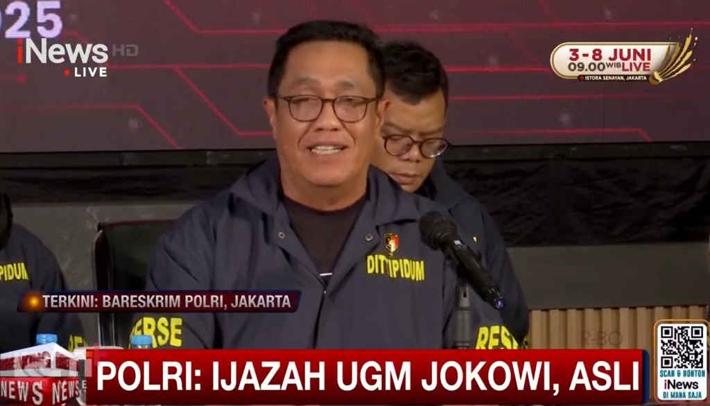 Polri: Jokowi Lolos Seleksi UGM Tercatat di Koran Tahun 1980