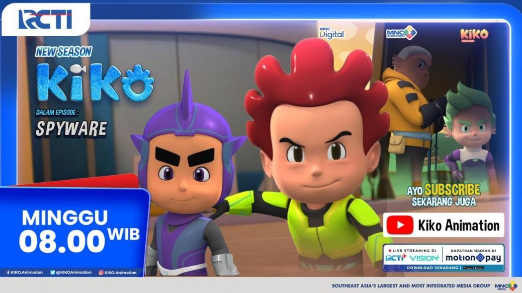 Jangan Lewatkan KIKO Season 4 Episode SPYWARE, Minggu 25 Mei 2025 Pukul 08.00 Pagi di RCTI