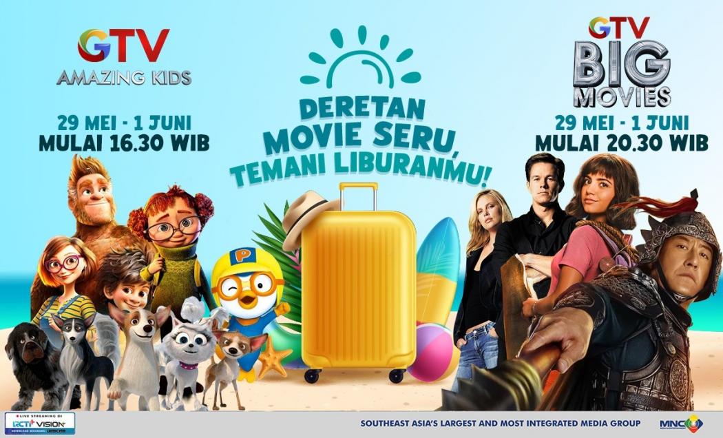 Liburan Anti Boring, Bareng Deretan Movie Pilihan di GTV Amazing Kids dan Big Movies!