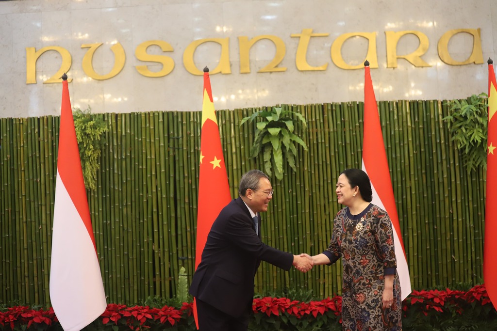 Puan Terima Kunjungan PM China Li Qiang di DPR