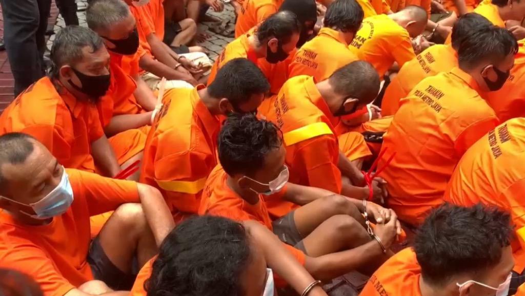 56 Preman Berkedok Ormas jadi Tersangka, Ada dari PP, FBR, hingga GRIB Jaya