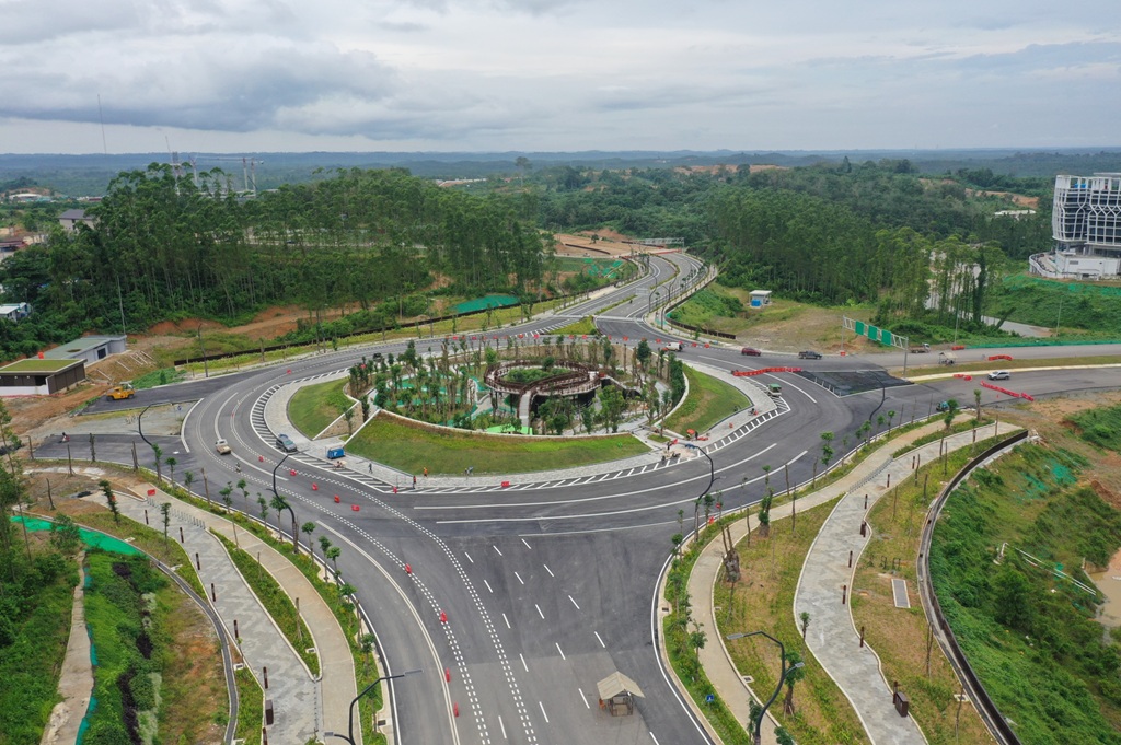 WIKA Rampungkan Jalan Sumbu Kebangsaan Sisi Timur IKN, Penghubung Pusat Pemerintahan