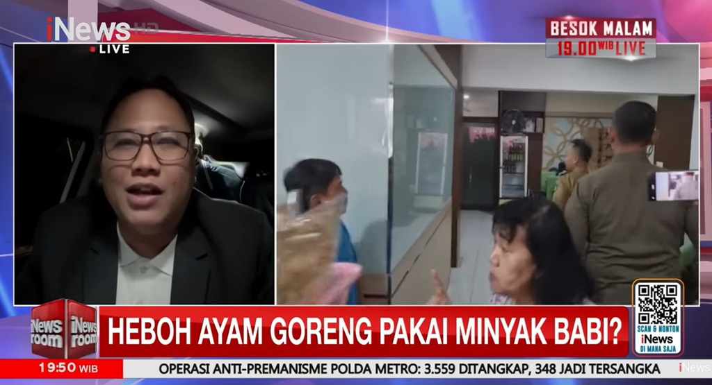 Heboh Resto Ayam Goreng Widuran Pakai Minyak Babi, Praktisi Hukum Singgung Perlindungan Konsumen
