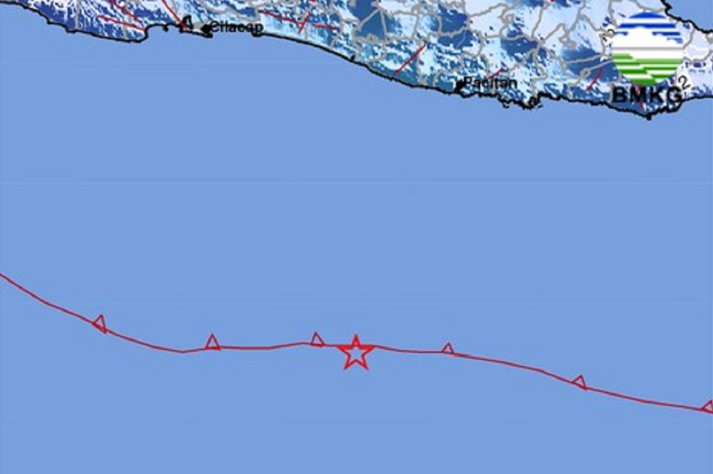 Gempa Terkini Magnitudo 5,7 Guncang Pacitan Jawa Timur