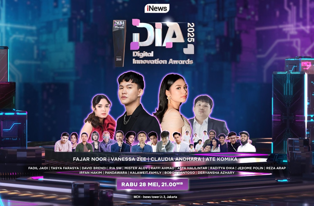 Jangan Lewatkan Digital Innovation Awards 2025, Hanya di iNews Malam Ini Pukul 21.00 WIB