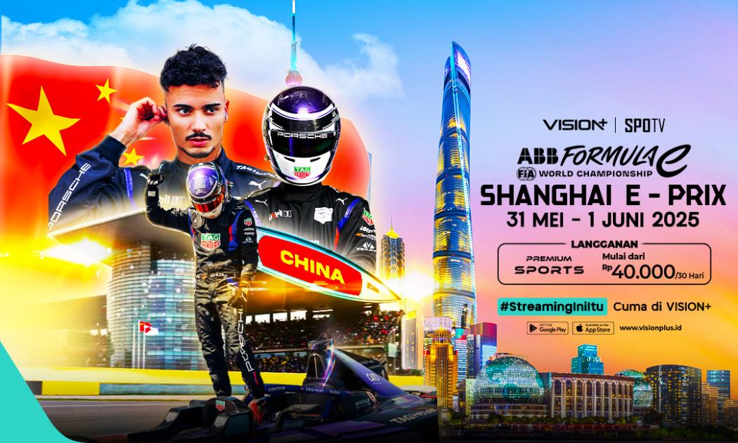 Jadwal Lengkap Formula E Shanghai E-Prix 2020, Saksikan Streaming di VISION+!