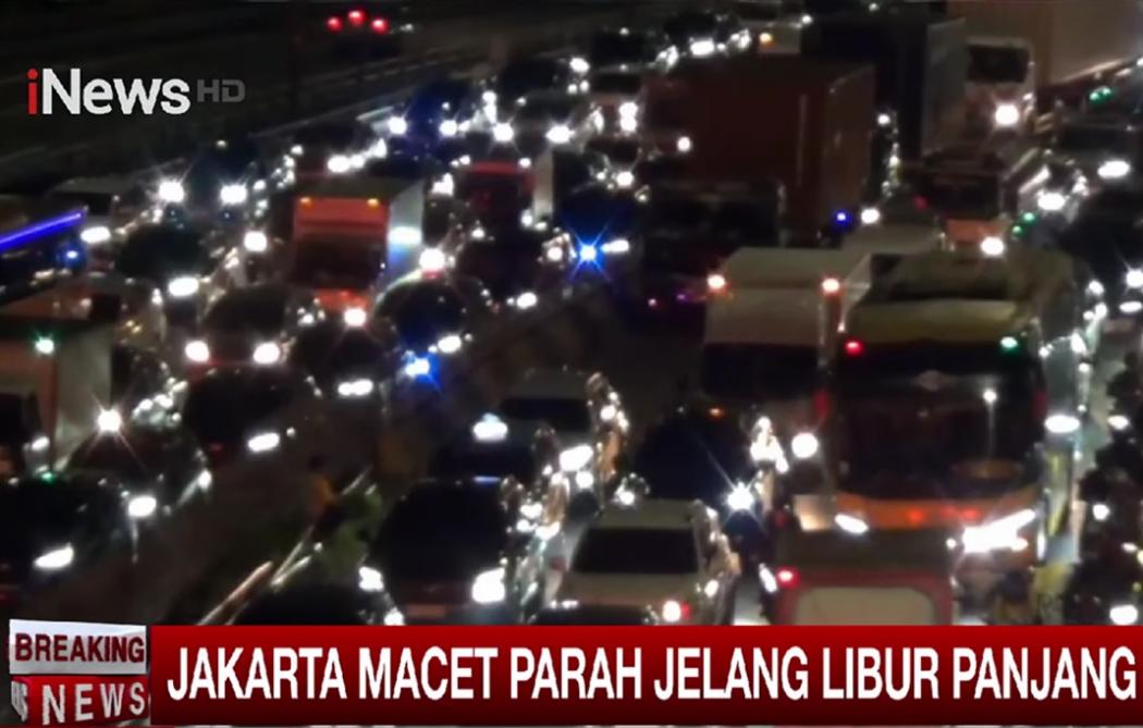 Jakarta Macet Parah Malam Ini