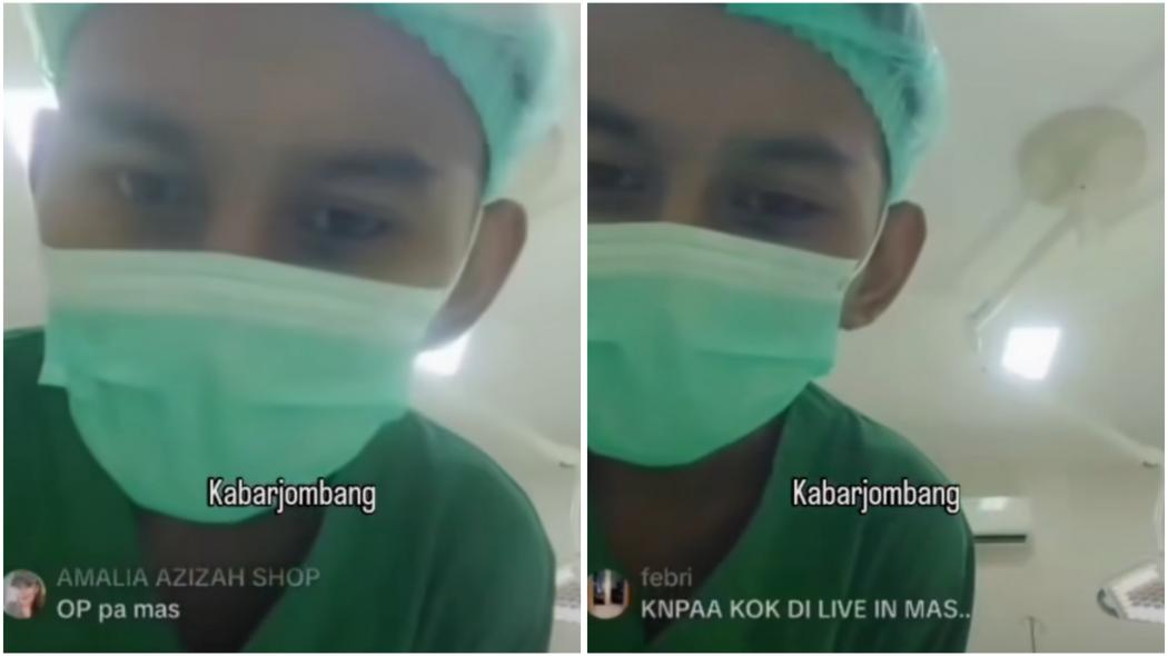 Viral Nakes di Jombang Live TikTok di Ruang Operasi, Netizen: RIP Kode Etik!