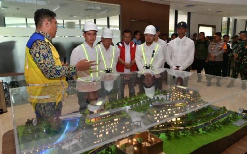 Wapres Gibran Tinjau Proyek Strategis di IKN, Minta Pembangunan Tidak Terlambat