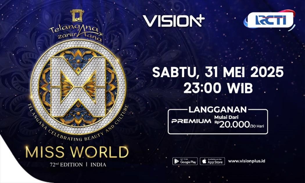 Final Miss World 2025: Monica Kezia Sembiring Wakili Indonesia Streaming di VISION+