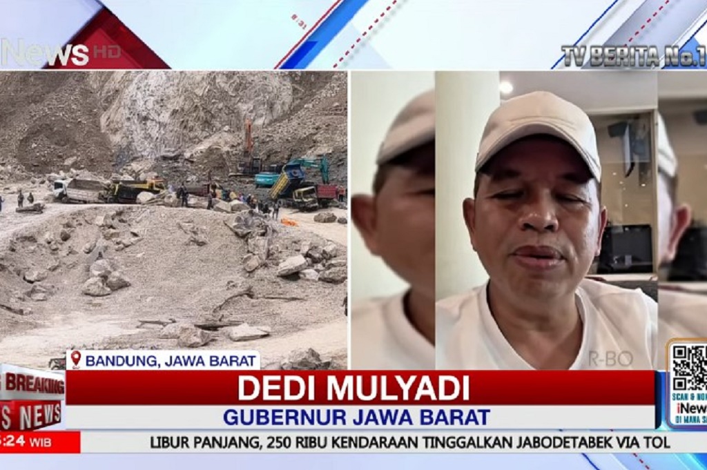 Longsor Tambang Gunung Kuda, Dedi Mulyadi Perintahkan Tutup Perusahaan Selamanya!