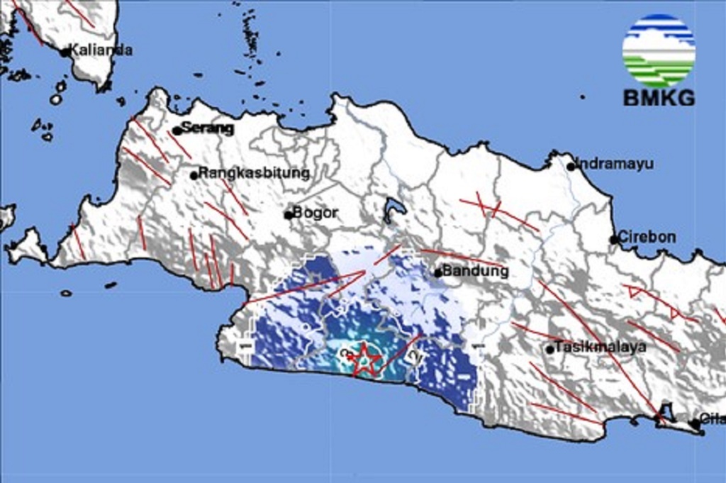Gempa Terkini Magnitudo 4,2 Guncang Bandung, Terasa hingga Cianjur