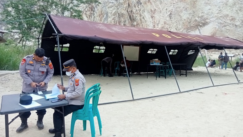 Polresta Cirebon Dirikan Posko Pengaduan bagi Keluarga Korban Longsor Tambang Gunung Kuda