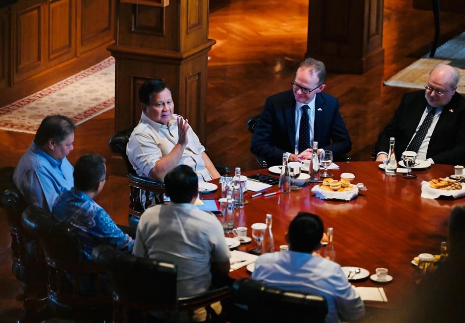 Prabowo Bertemu Utusan Khusus PM Inggris di Hambalang, Ini yang Dibahas