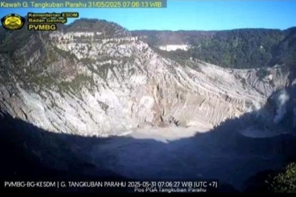 Aktivitas Vulkanis Gunung Tangkuban Parahu Meningkat, Waspadai Erupsi Freatik